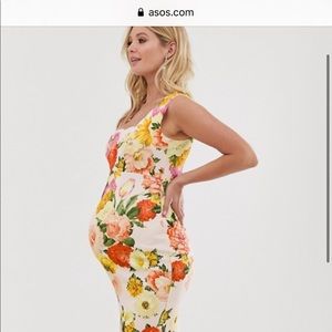 ASOS maternity floral dress